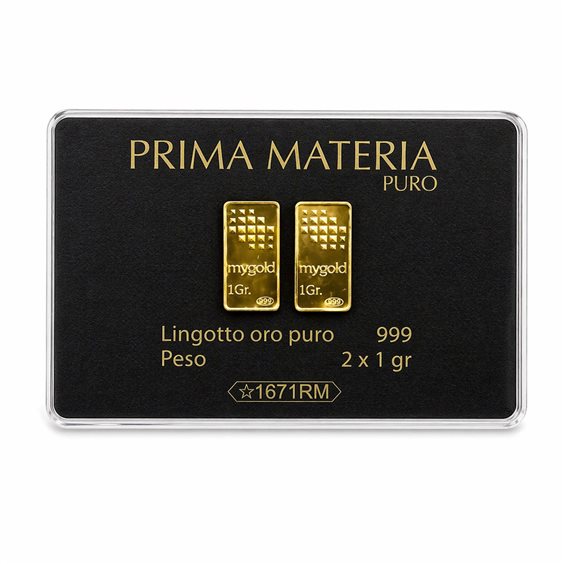 Lingotto PRIMA MATERIA in Oro PMG2GR - PMG2GR